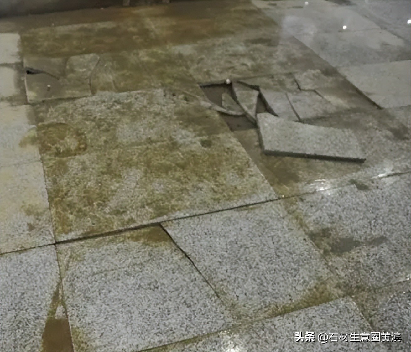 防止石材地面空鼓应采取哪些措施,大楼外墙下地面洒水石材空鼓塌陷