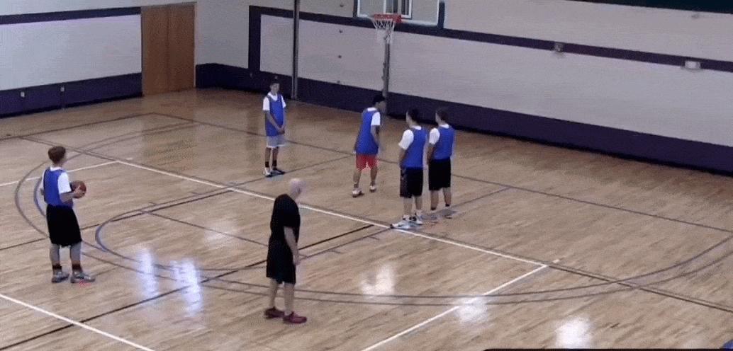 无球掩护犯规,三对三无球掩护