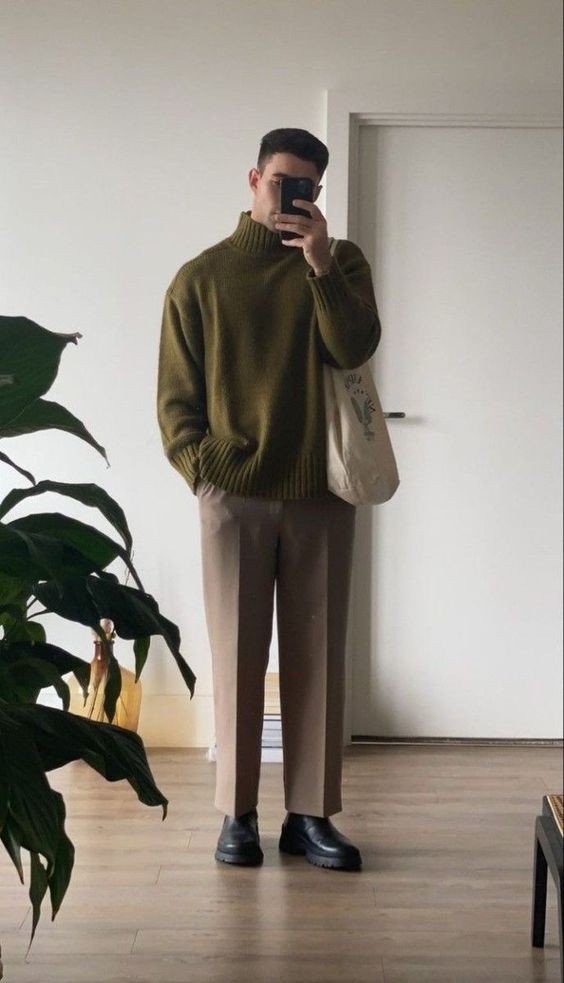 男人应该穿西裤,男人穿的休闲西裤