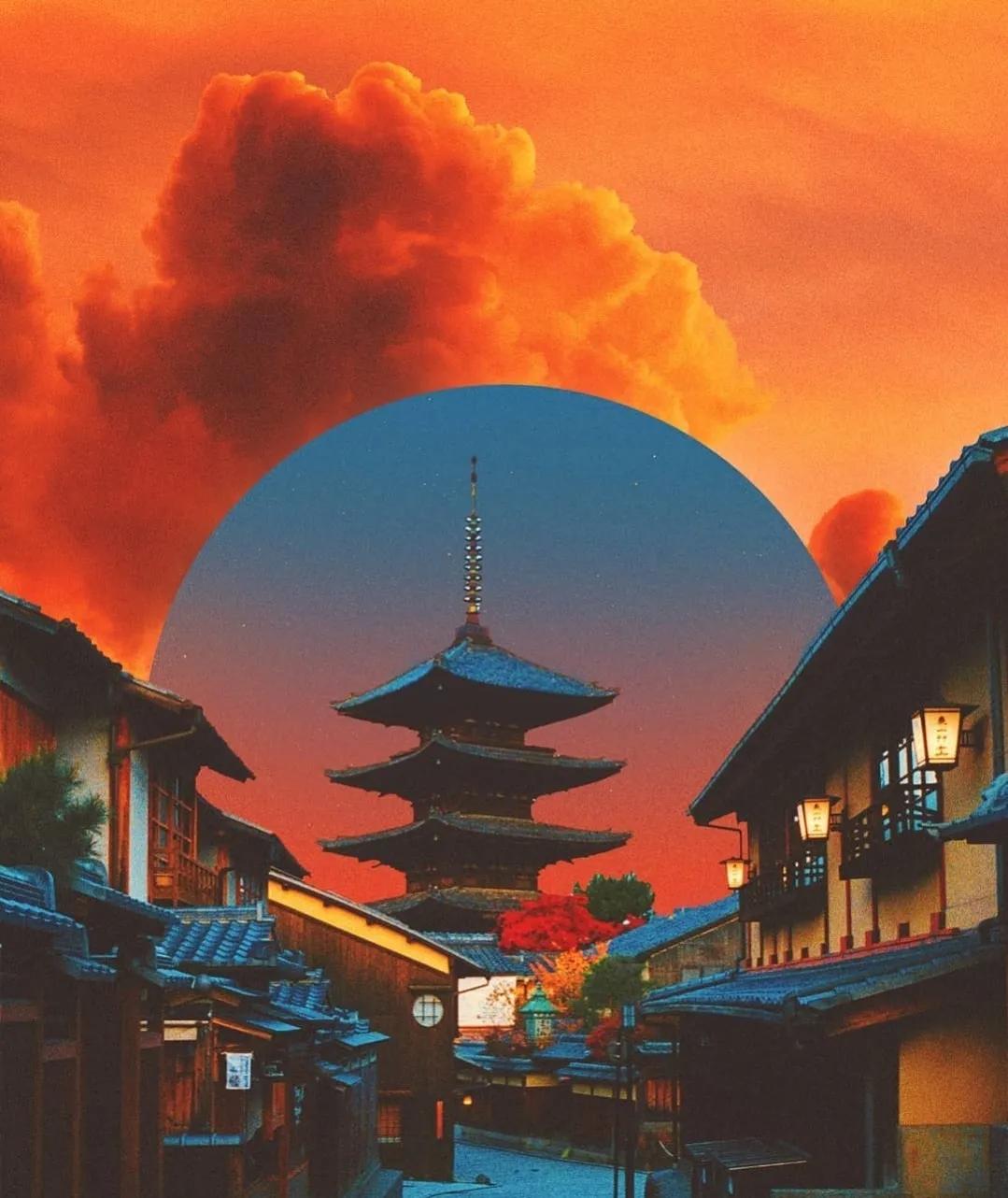 一组极具个人风格的插画,一组很有意境的插画