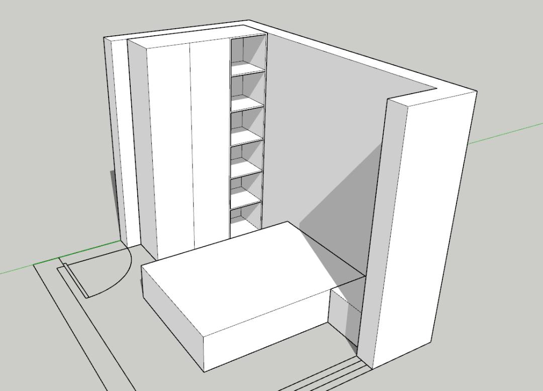 床头柜挡衣柜的3种解决方案,床头柜挡着衣柜门怎么后期补救