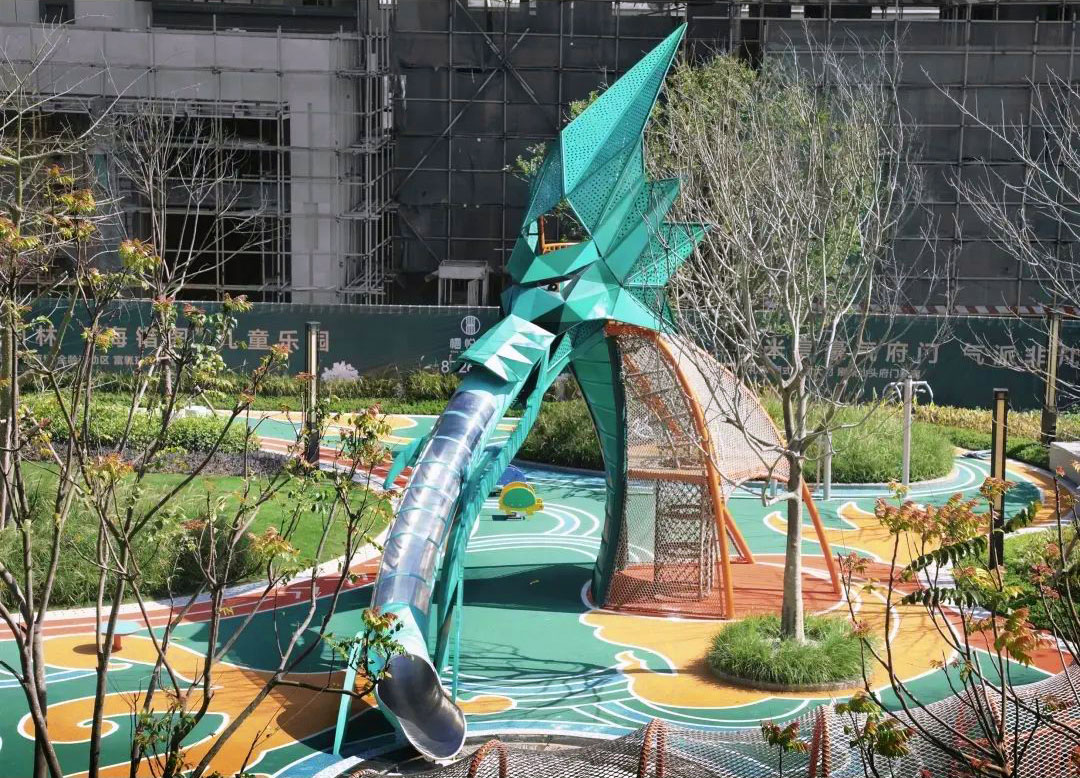 大型多功能不锈钢滑梯设计,组合式水上游乐滑梯设计