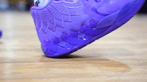 puma三球一代紫色,pumamb.02实战