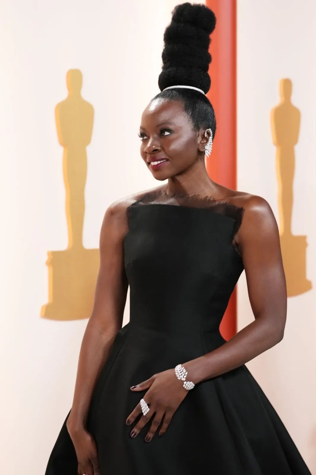 杨紫琼高定礼服闪耀戛纳红毯,杨紫琼携手老公亮相奥斯卡红毯