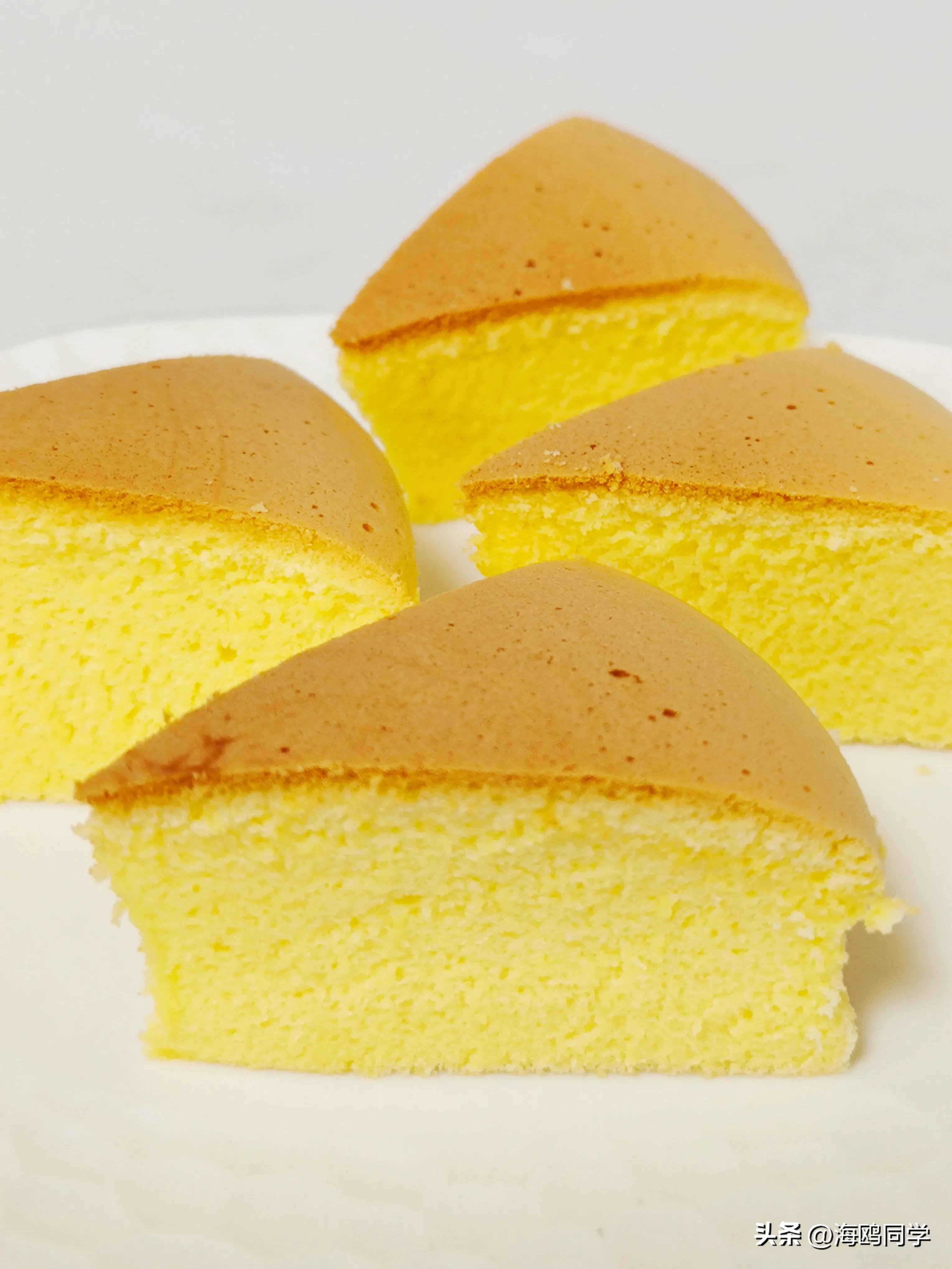 8寸古早味蛋糕做法无油,自制无需模具的古早蛋糕
