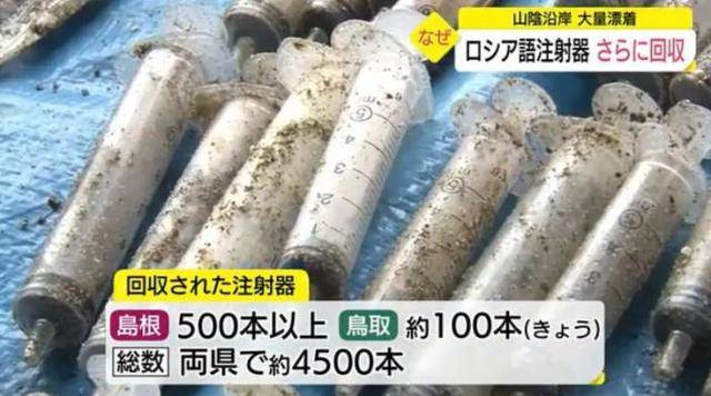 日本海岸再现200支不明注射器，长约15cm、印有外文，干嘛用的？
