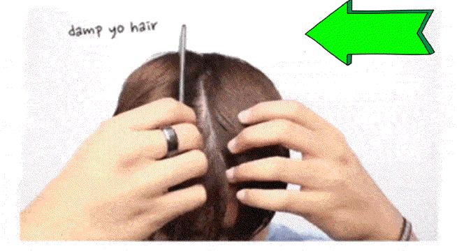 自己理发技巧如何接住碎发,自己理发技巧