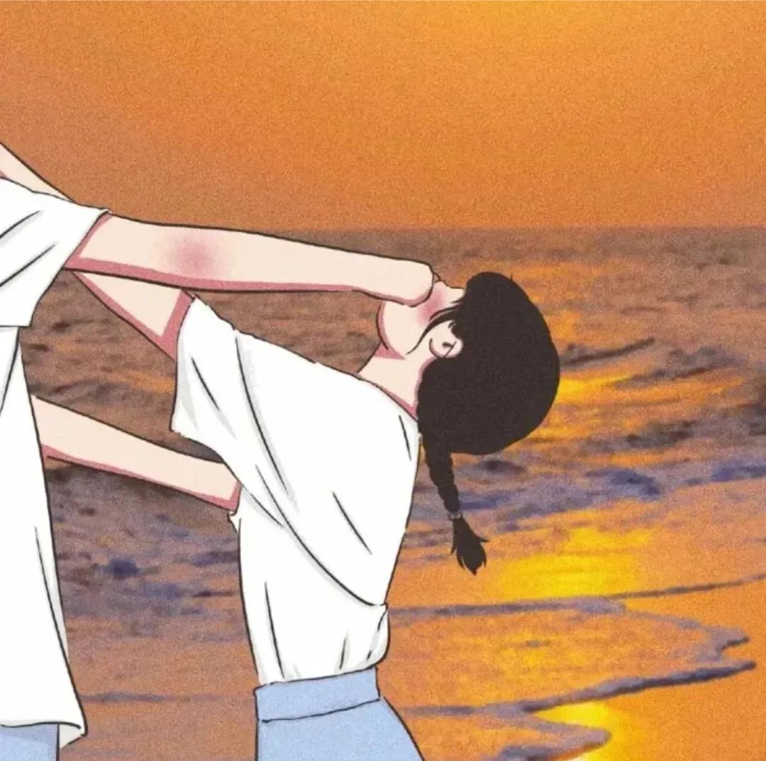 情侣头像阳光清爽微笑,情侣头像ins高级质感