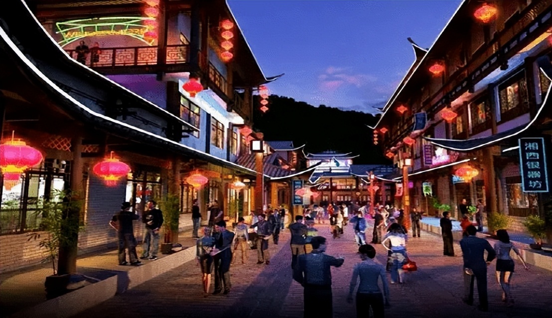 文旅商业街业态规划,文旅商业街效果图