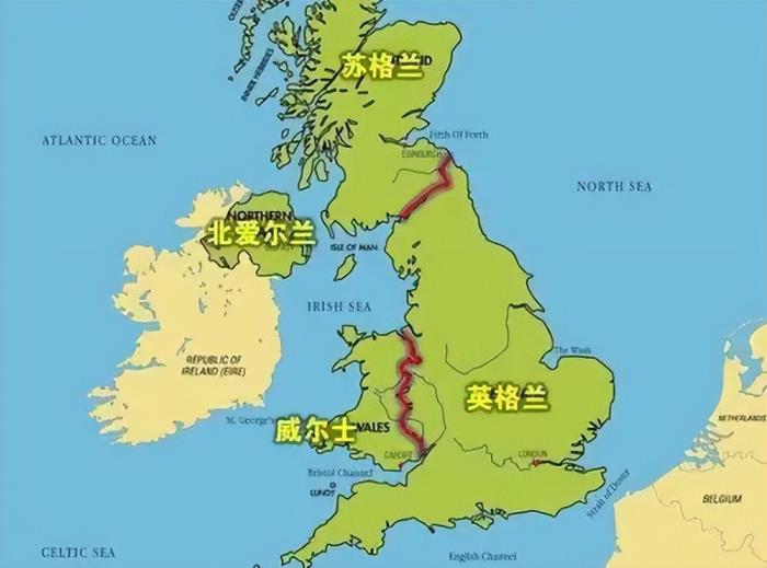 英国是由哪四大部分组成的,英国和威尔士的关系
