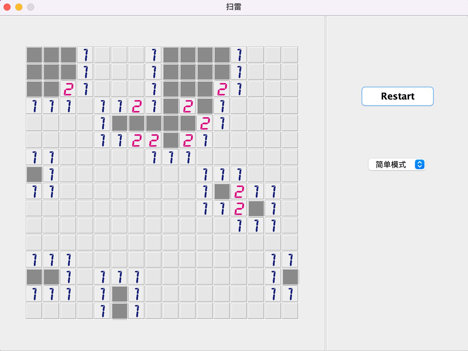 java扫雷小游戏制作的大致思想,用java编写小游戏的扫雷代码