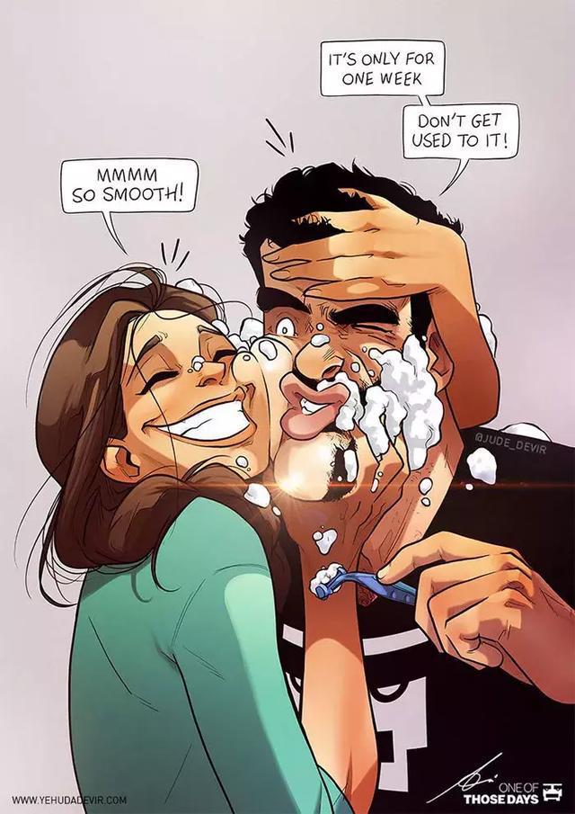 用插画记录生活,糙汉插画完整版