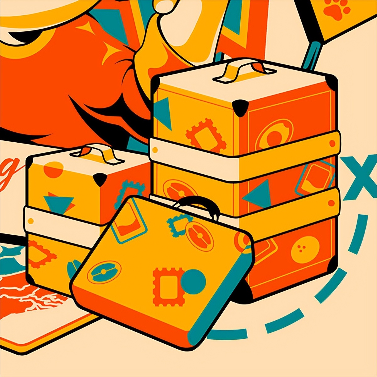 【插画欣赏】这样的潮流T袖插画，好想买！