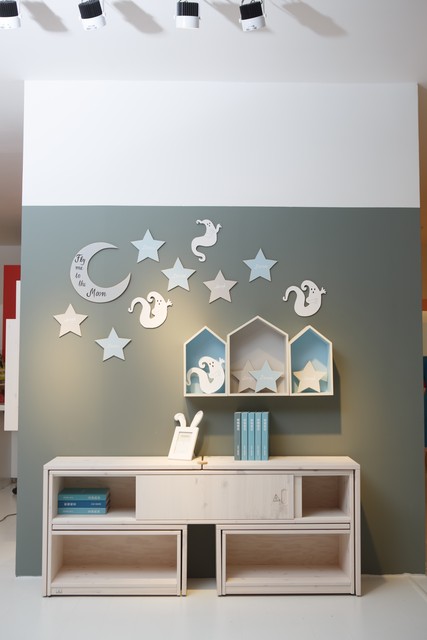 艺术漆儿童房怎么设计好看,艺术涂料现代简约风格儿童房