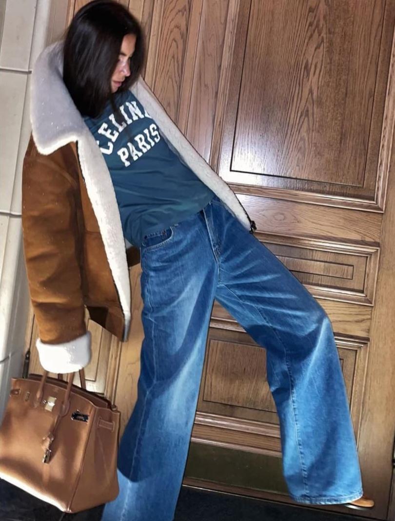 中长款羊羔毛外套怎么穿好看,冬天穿羊羔毛外套