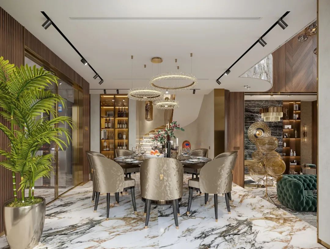 大理石打造的极致轻奢尽显高级 (顶级奢华欧式石材风格)