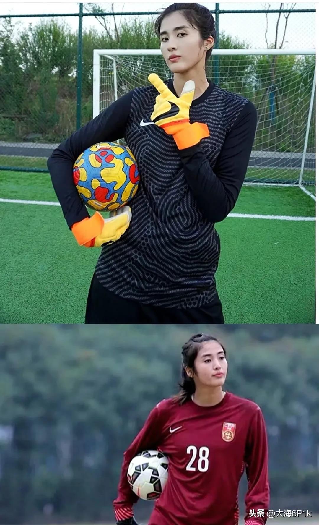 赵丽娜女足足球门将,足球女神赵丽娜抖音