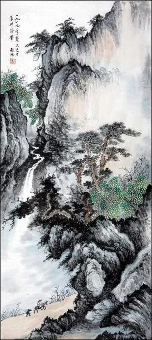 中国山水画名家作品欣赏书,清代山水画名家作品集一册