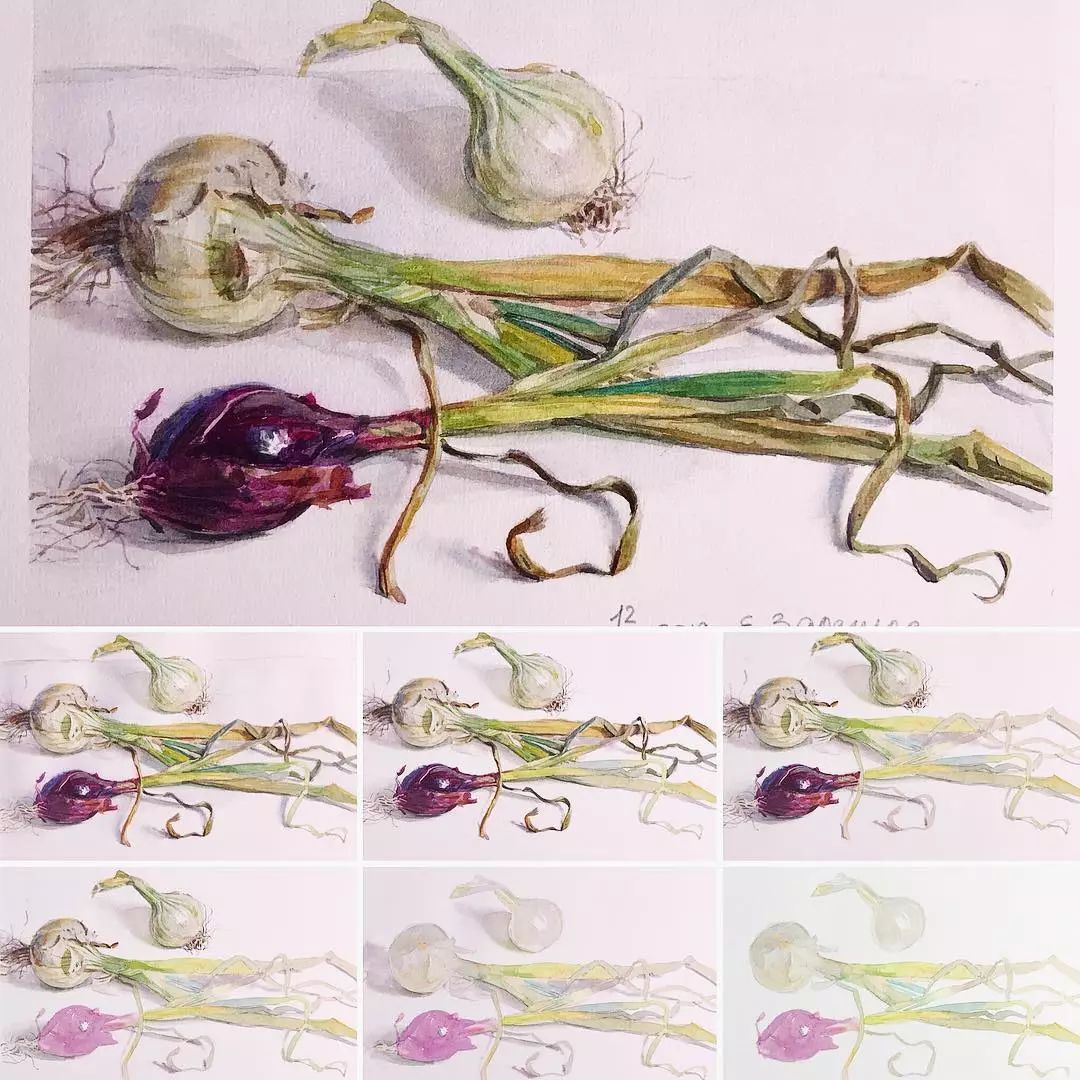 水彩画面脏？颜色单薄？不会调色，简单教程让你从小白变成大神