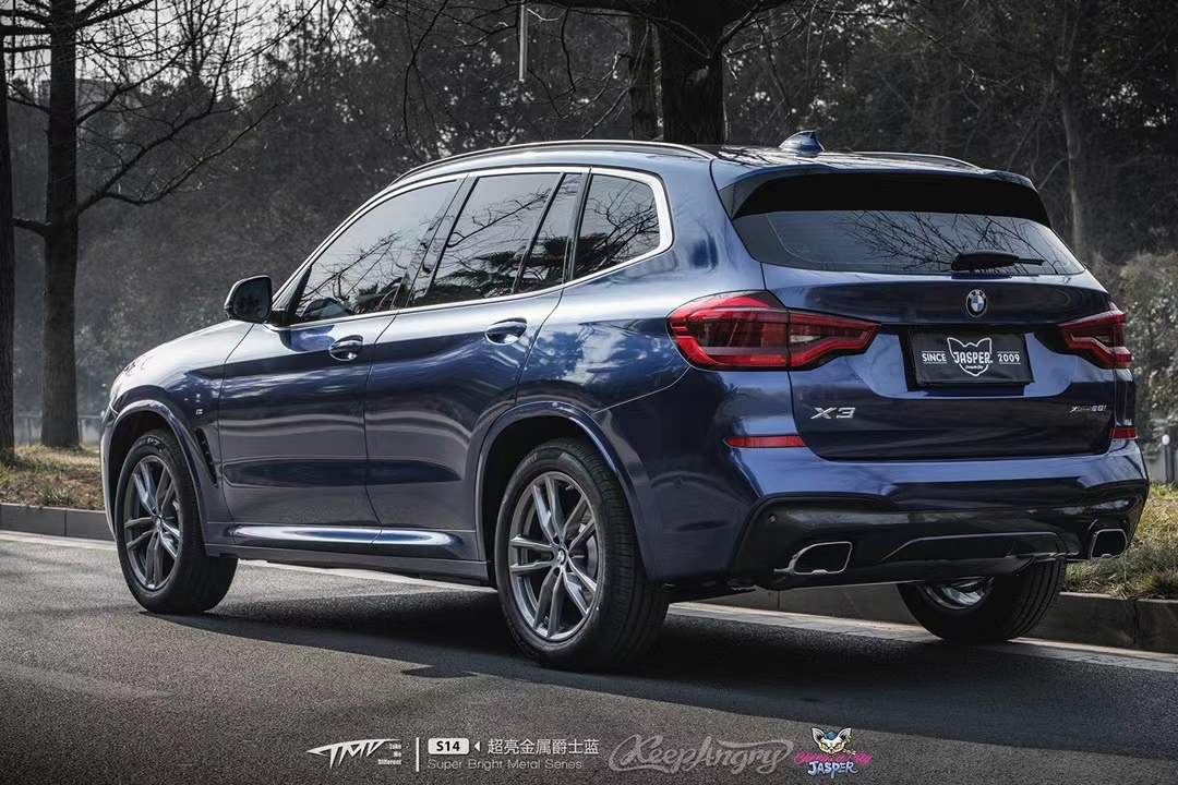 爵士蓝车膜,爵士蓝汽车改色膜