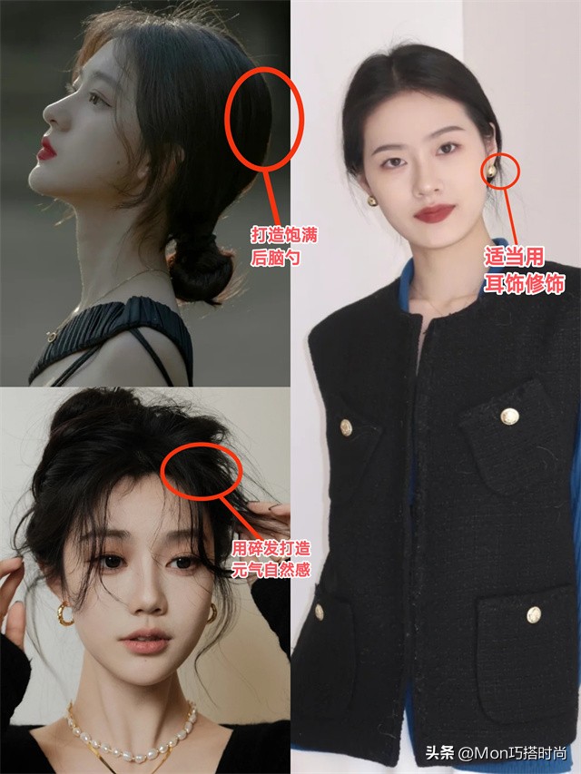 长脸披发好看还是扎发好看,披发还是扎发好看