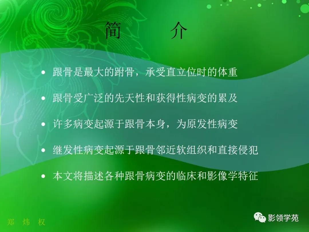 正常跟骨影像图,跟骨正常与变异影像表现图片