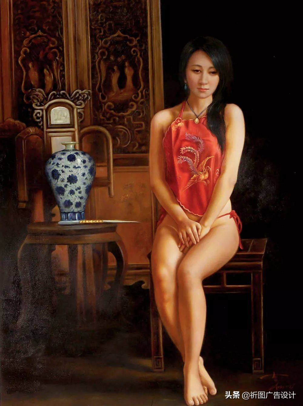 中国艺术人物油画欣赏,中国油画人物大师作品欣赏