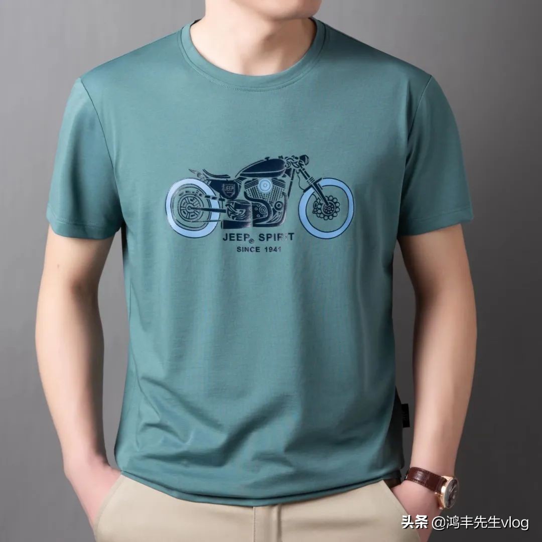 jeep短袖t恤专卖店男装翻领,jeep短袖t恤男纯棉官方正品