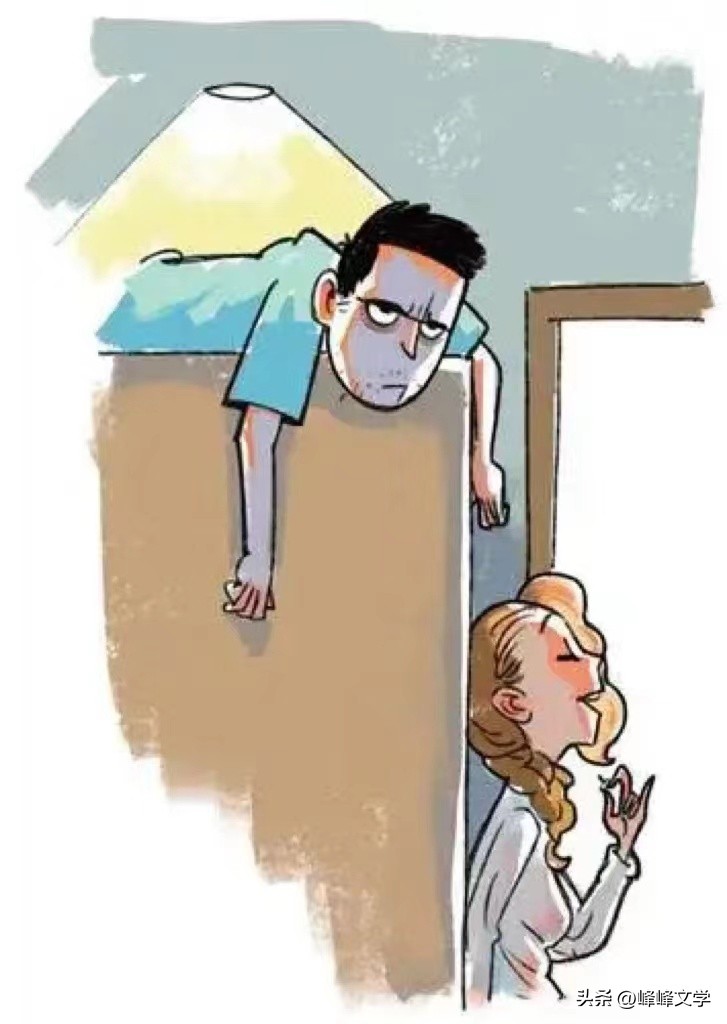 男子帮女人修灯泡,男子好心帮女人修电灯