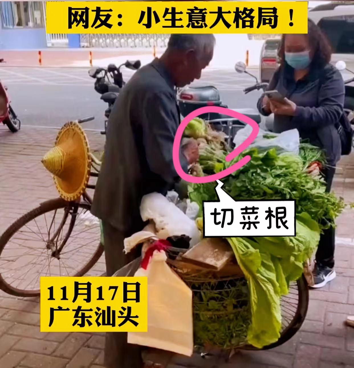 大爷买菜搞笑吆喝,大爷在街头卖菜视频