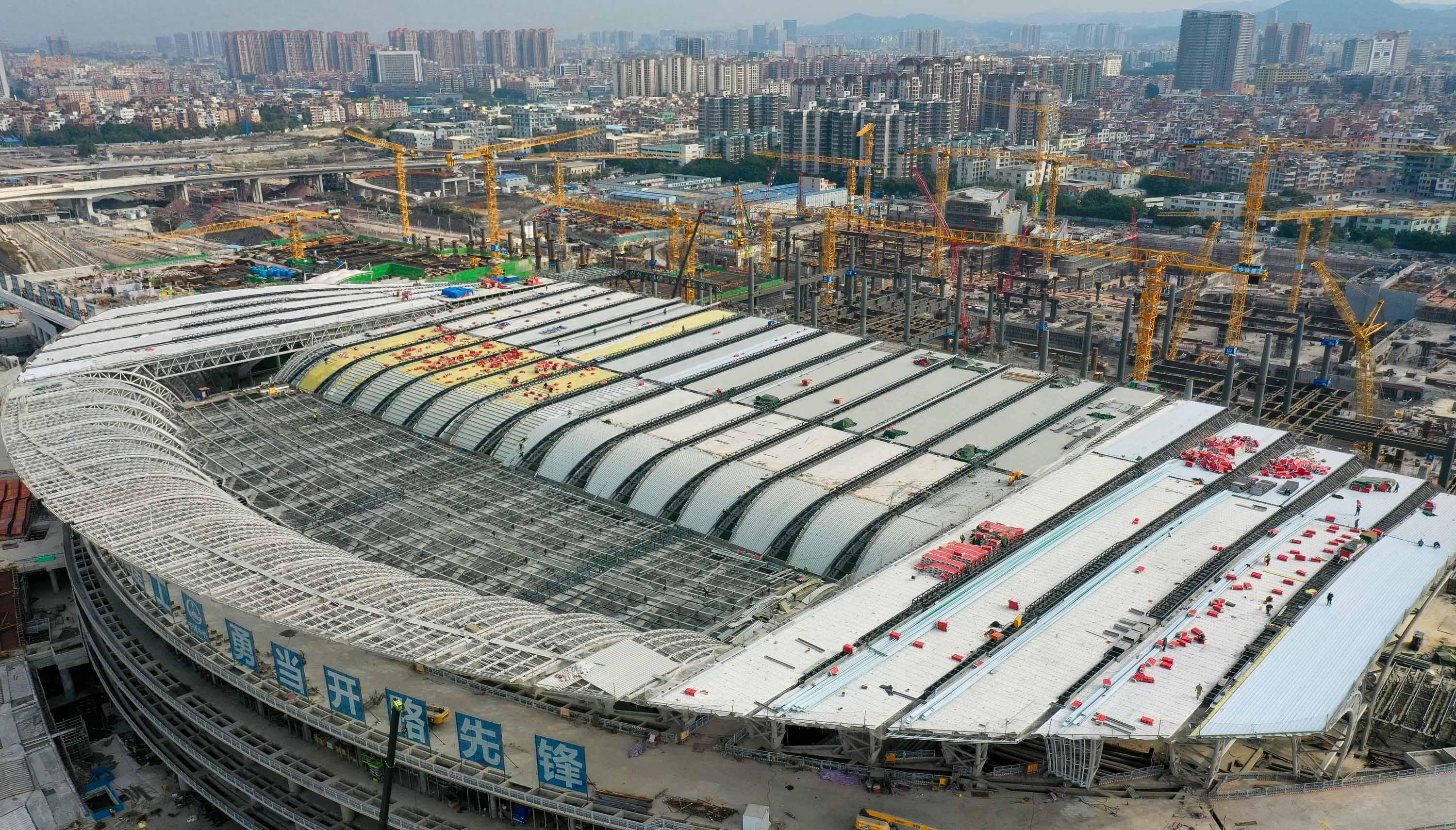 中国最大火车站白云站效果图,白云火车站世界第一大火车站