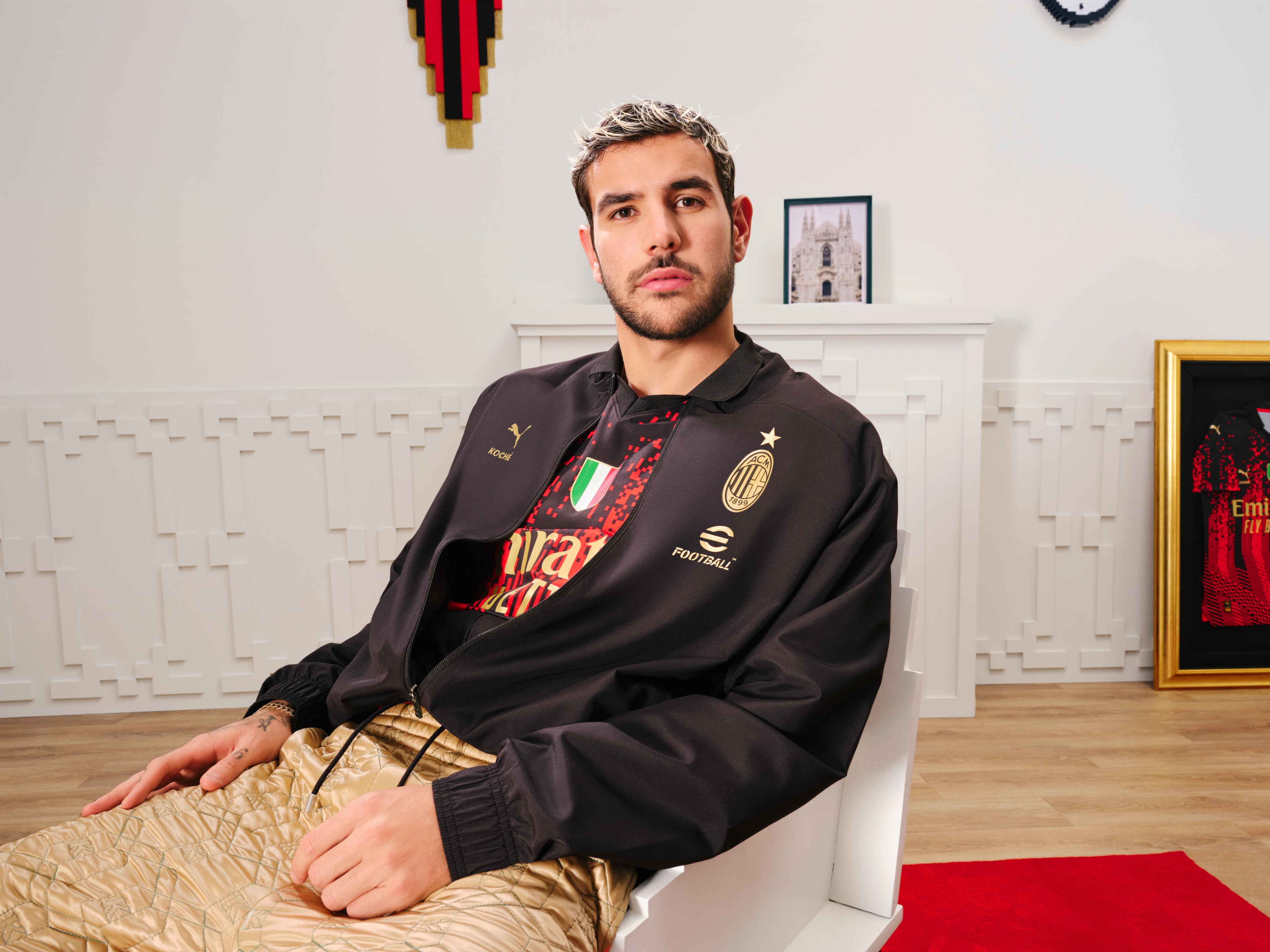 红黑火焰永不熄灭ac米兰,pumaac米兰球衣测评