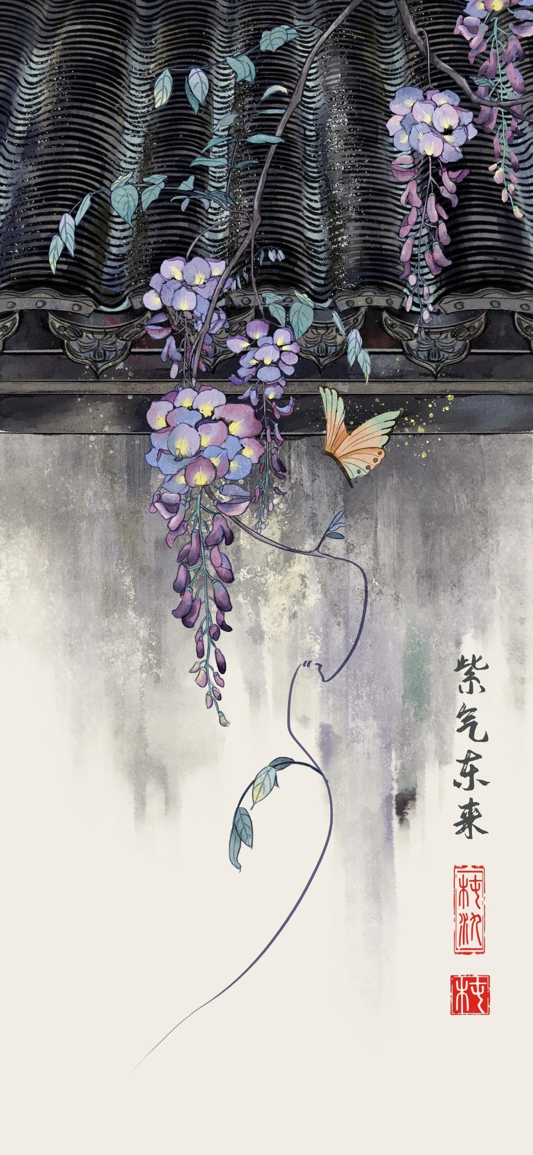 文字壁纸古风霸气,唯美古风诗词文字风景壁纸