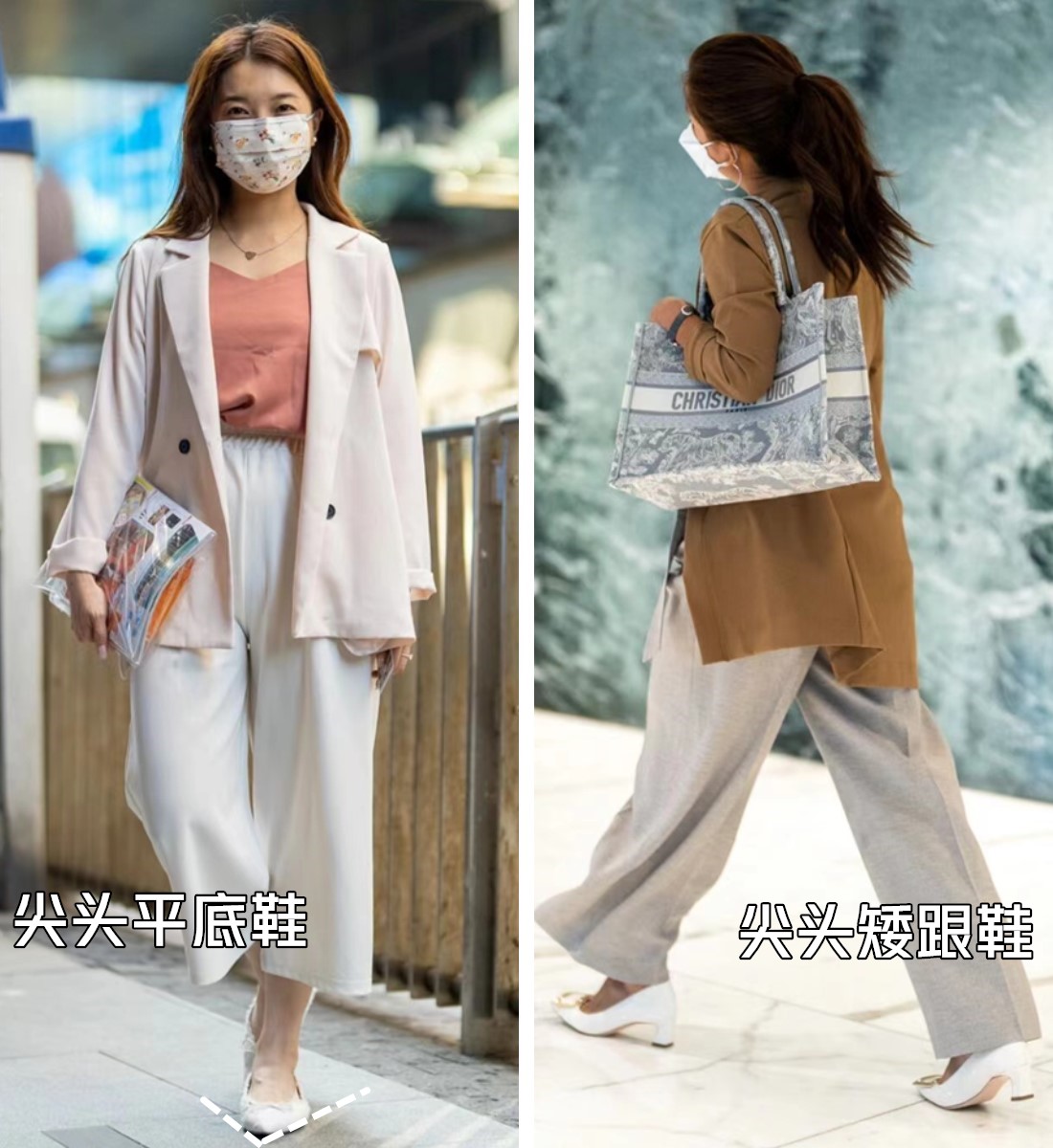 女士阔腿裤穿搭图片香港,明星夏季街拍牛仔阔腿裤穿搭