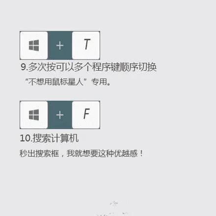 记住这些快捷键你就是电脑高手,八个超实用的电脑快捷键