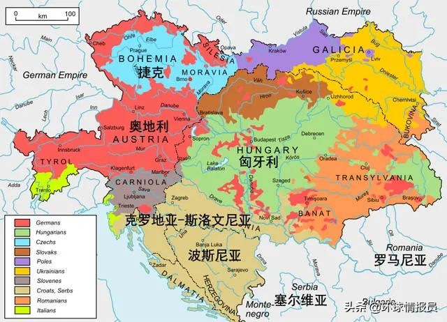 奥地利民族构成,奥地利和匈牙利的民族