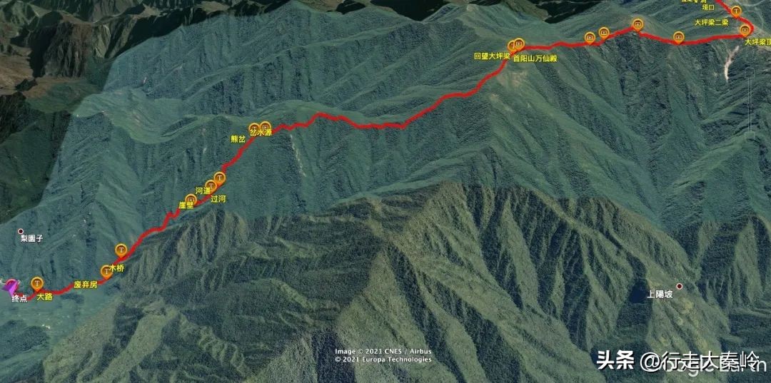 首阳山穿越大坪梁景色怎么样,大坪梁穿越到首阳山攻略