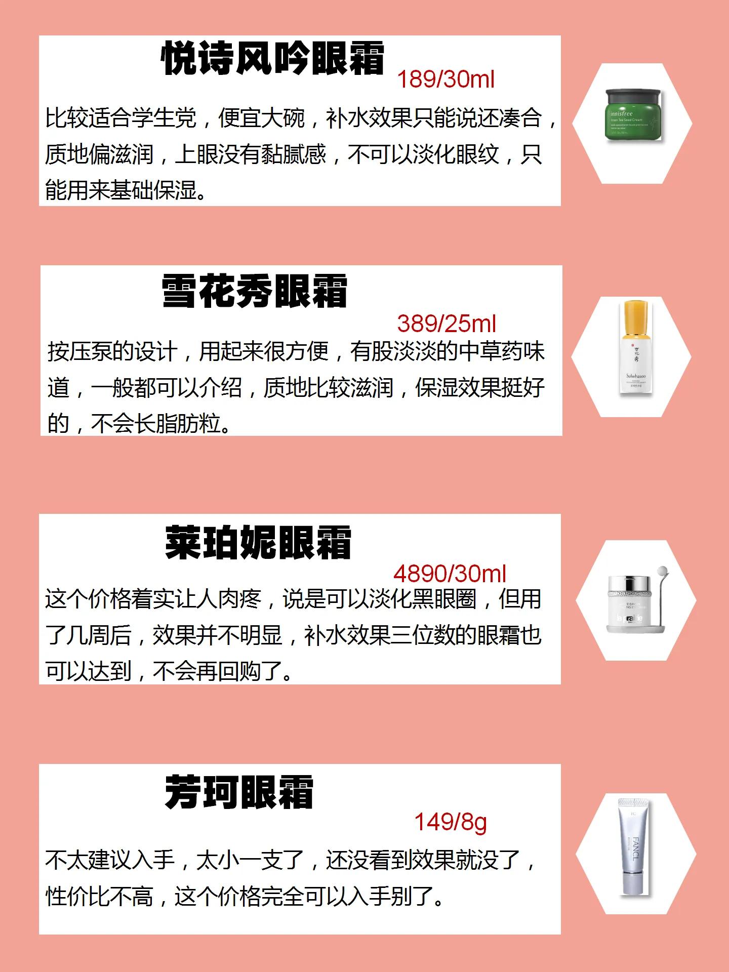 十大公认好用的眼霜平价,别瞎买了眼霜