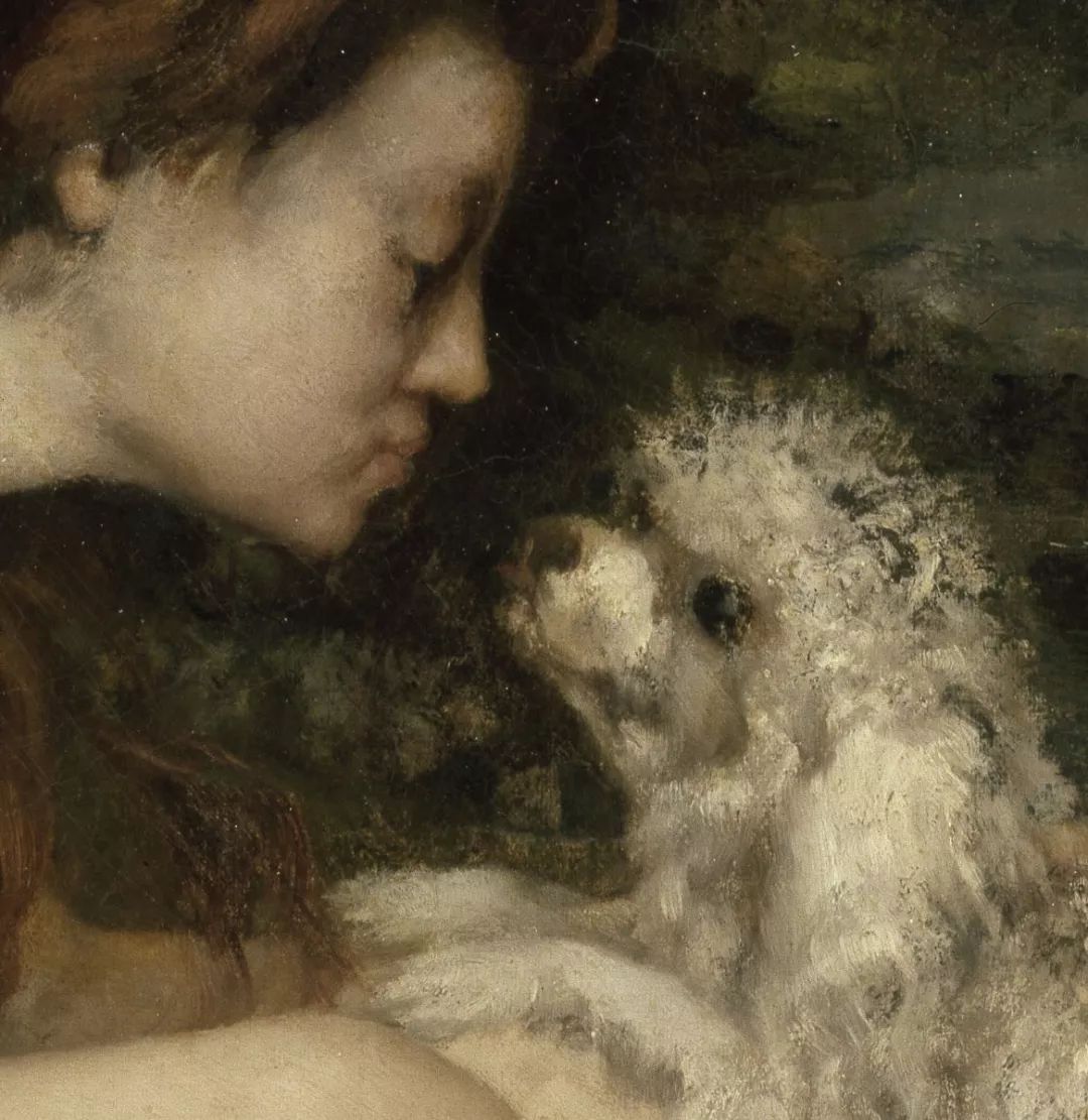 库尔贝油画维纳斯,库尔贝画的人物画