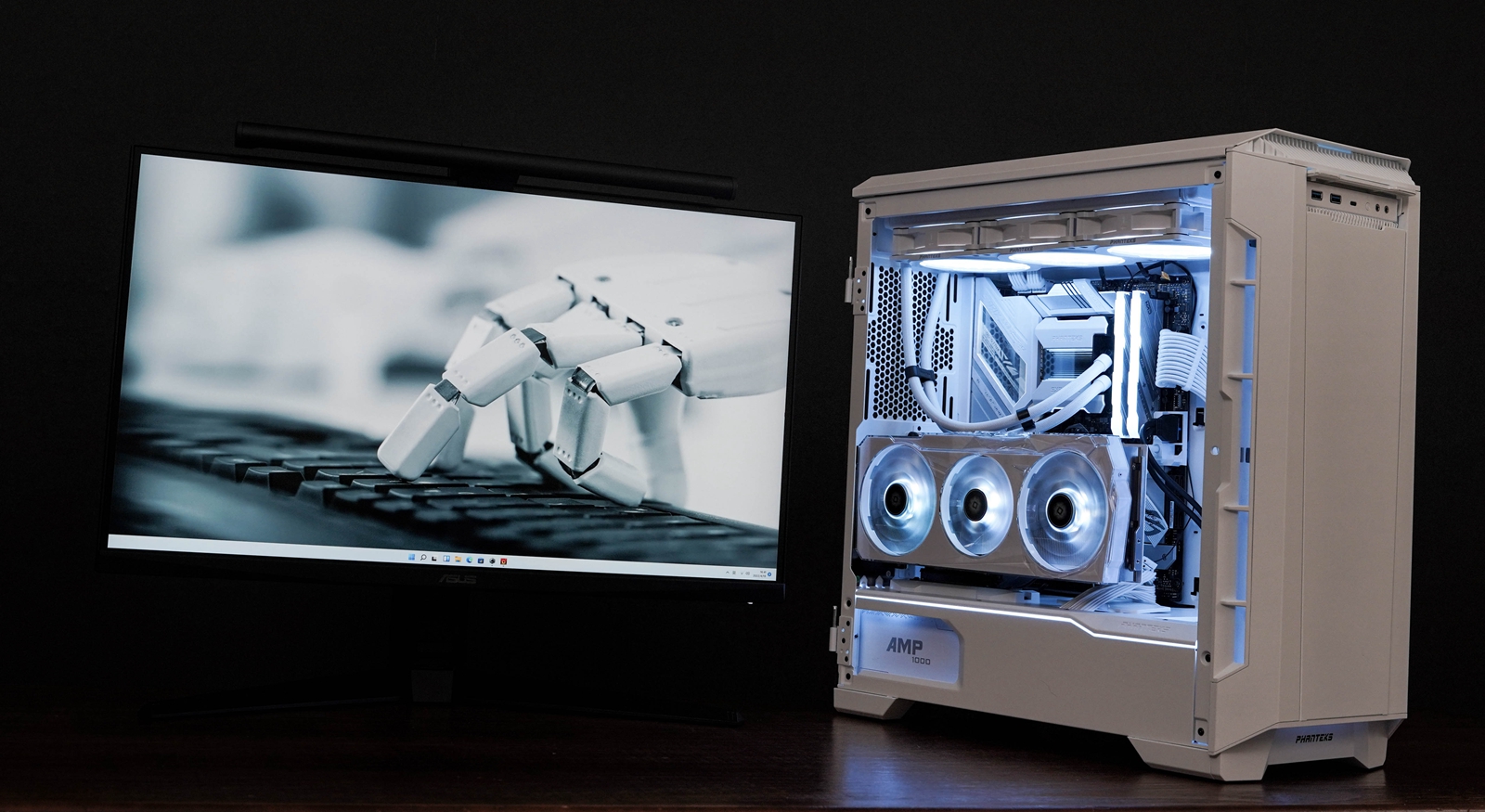 豪砸3万预算工作机，12900K+RTX3090Ti+32GCVNDDR5顶配纯白装机