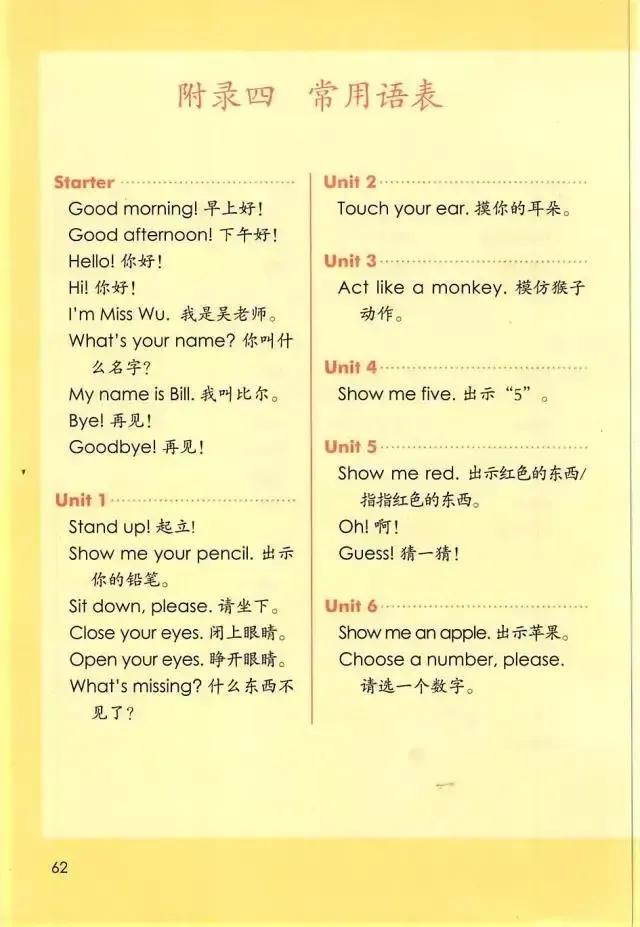 小学一年级英语课本人教版全套,小学英语一年级上册课本电子版