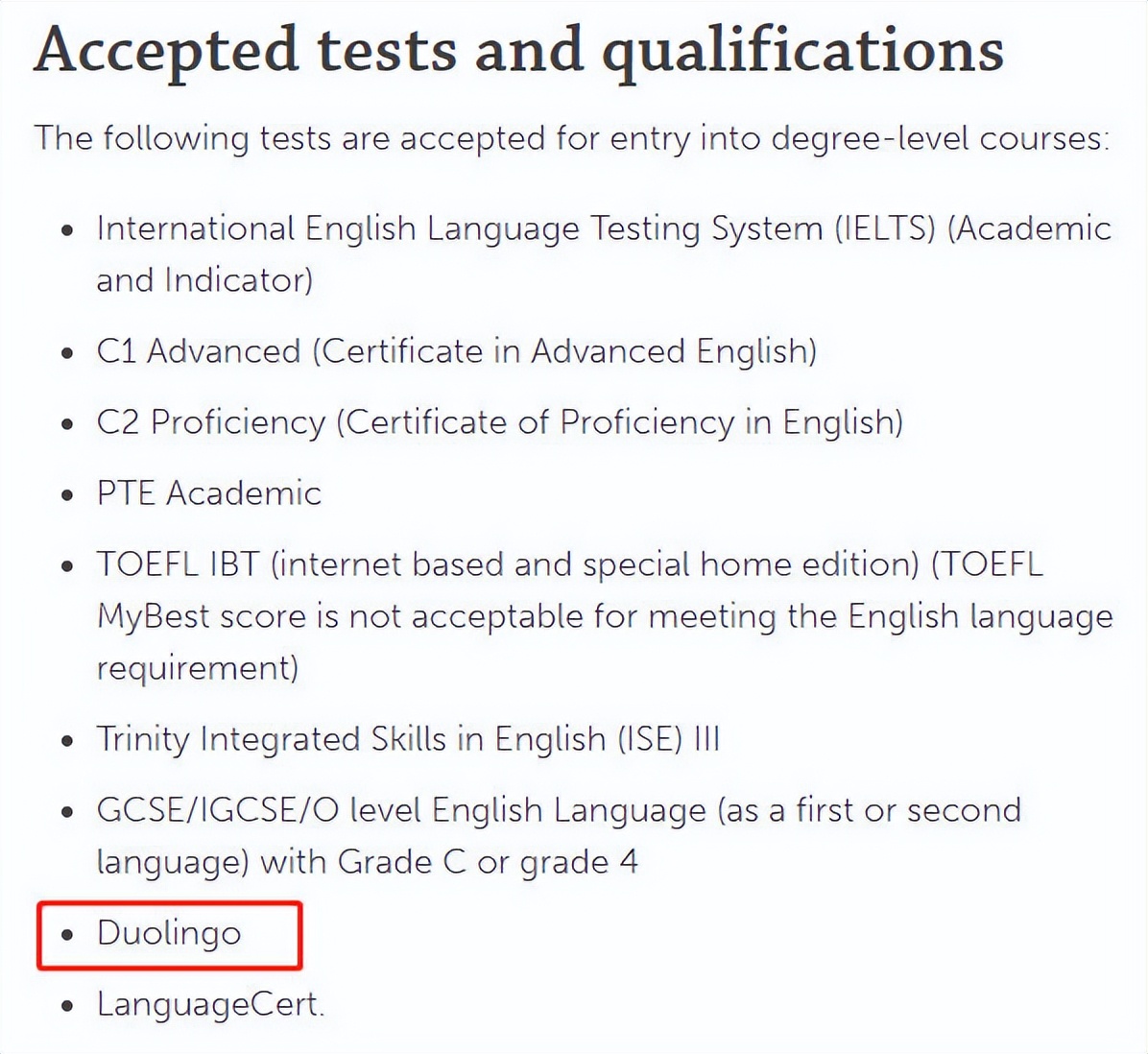 「注意」英国大学2022年本科＆硕士直入接受多邻国！最新院校清单