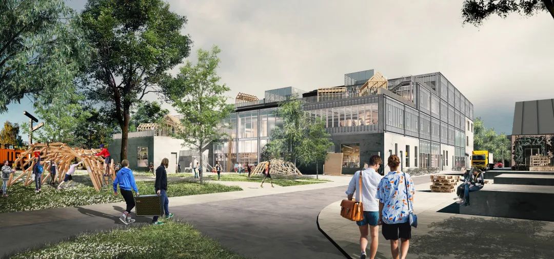 北欧神校奥胡斯建筑学院学生作品：重思建筑的休眠结构