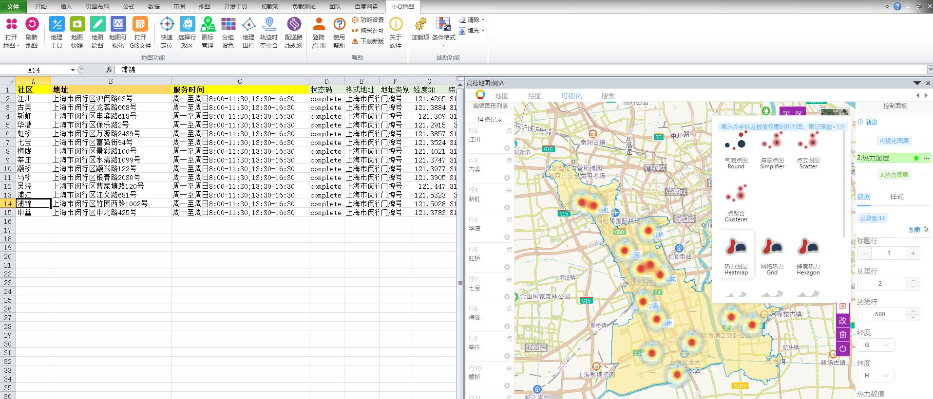 上海闵行区社区卫生服务中心配备CT设备，地址及分布在哪里？