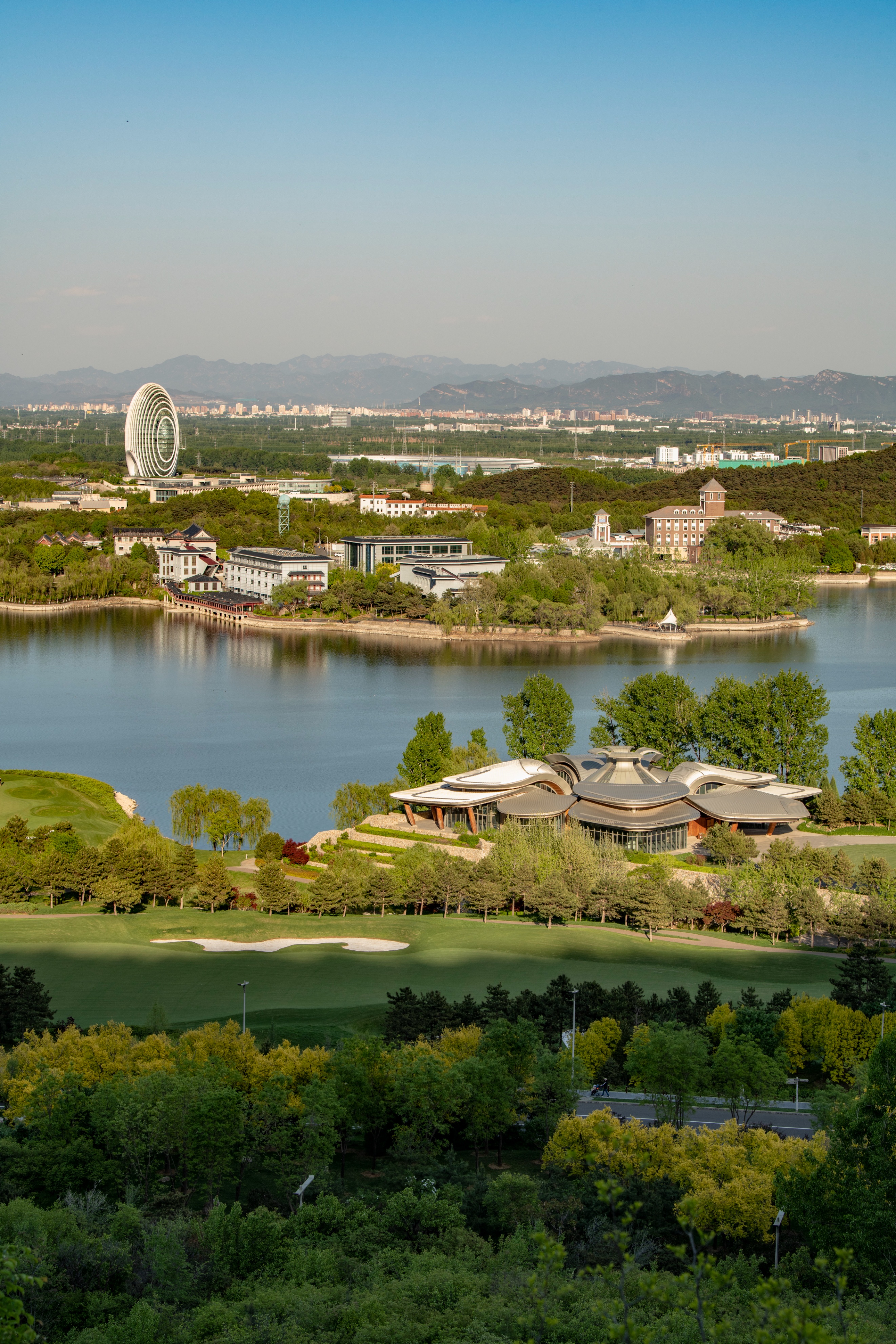 北京郊外的晚上,北京郊外景区