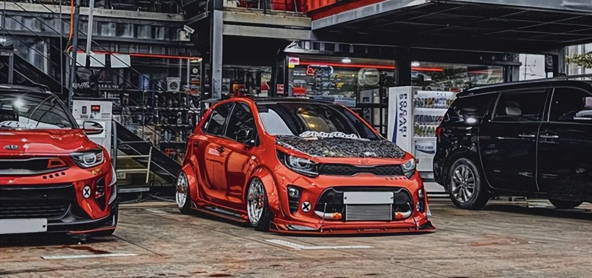 起亚凯酷改装绞牙避震,起亚picanto宽体