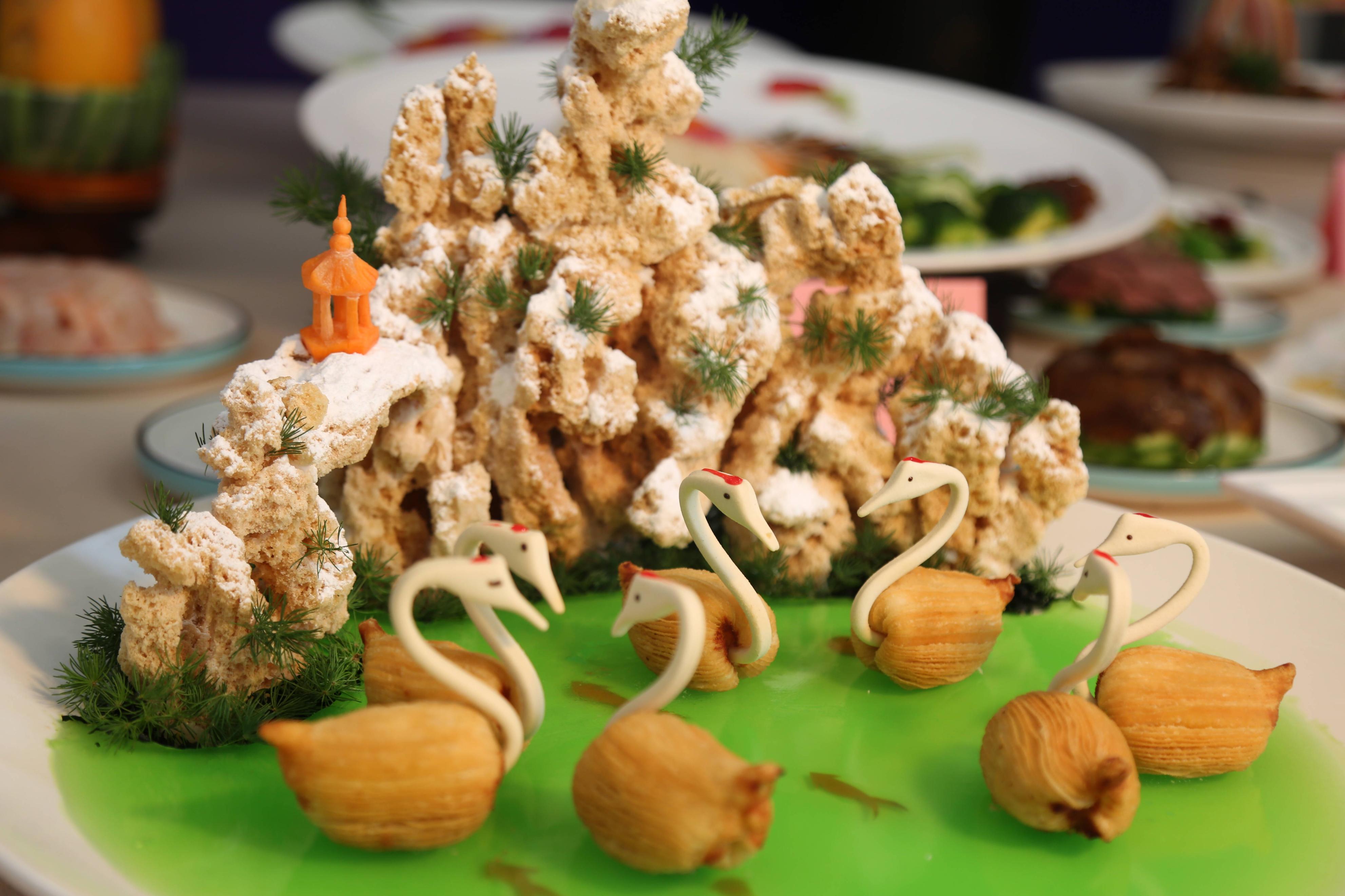 第二届中国（福山）鲁菜文化节暨“丽苑华宴杯”山东省首届经典鲁菜烹饪大赛正式开幕