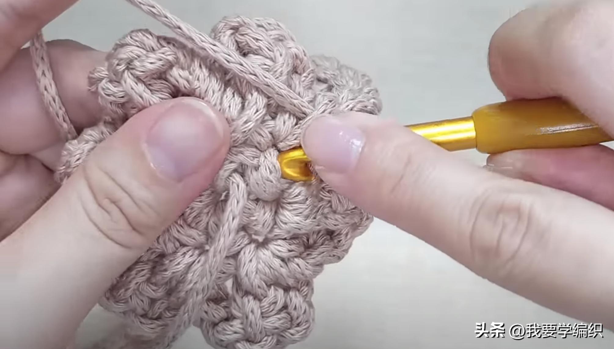 适合小姑娘提的手提包编织教程,小巧型编织包