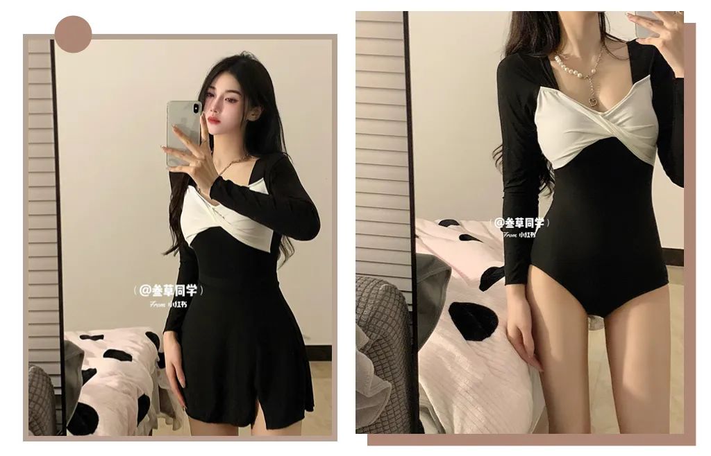 2021泳衣推荐显瘦遮肉防晒,保守又好看的泳衣显瘦仙气