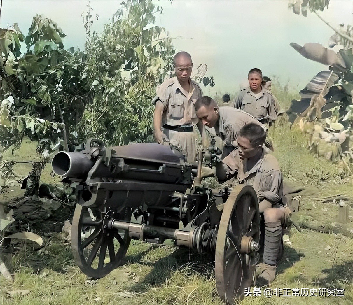 老照片抗日战争时期的中国远征军,远征军珍贵影像图片